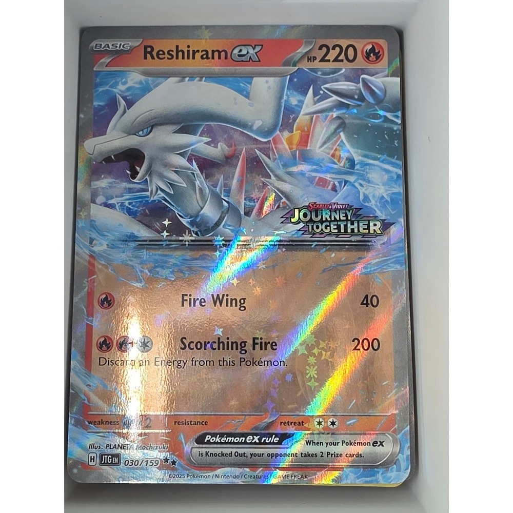 Reshiram ex 030/159 Double Rare Journey Together Pokemon Holo Near Mint